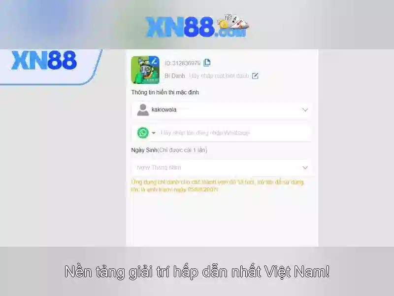Giao diện nhà cái hoàn hảo